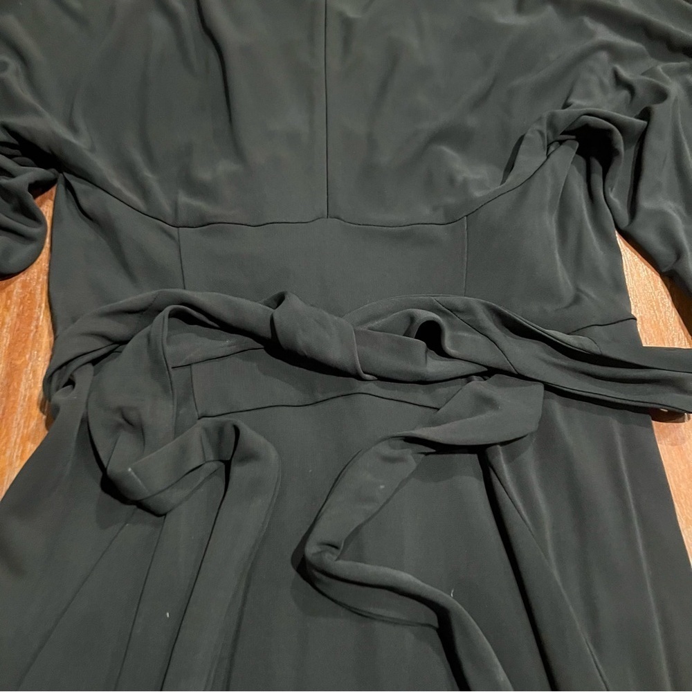 Banana Republic Issa Collection Black Limited Edition Mini Dress V Neck 8 NEW - Picture 4 of 9